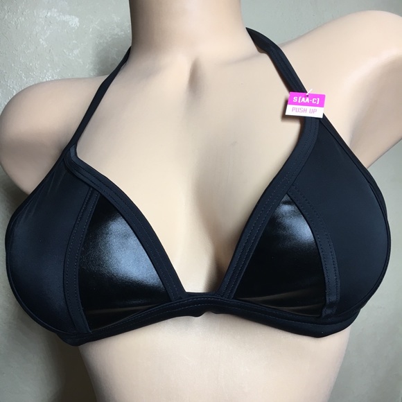 PINK Victoria's Secret Other - S Victoria’s Secret PINK Push Up Bikini Top Black